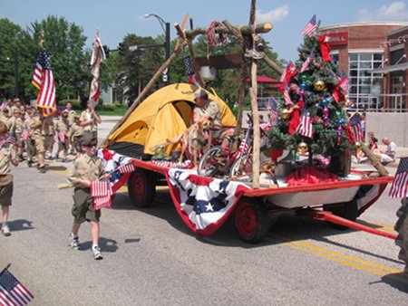 Memorial Day Parade Float May, 2011